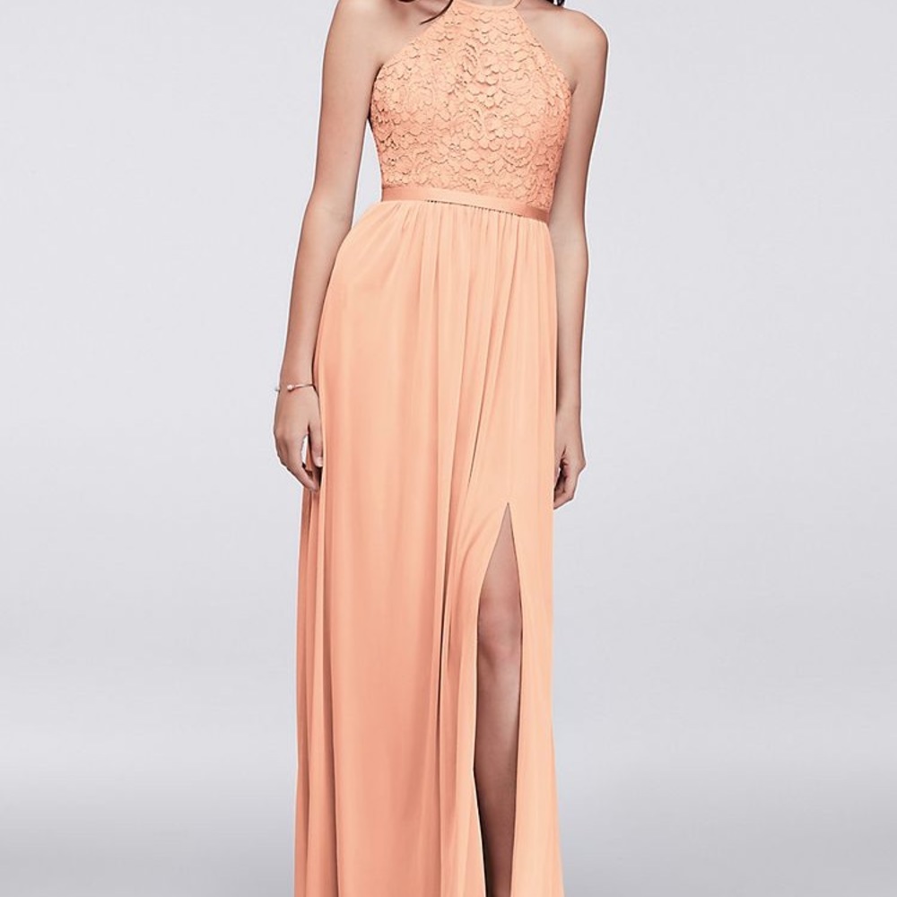 David's Bridal Size 8 Dress color Bellini